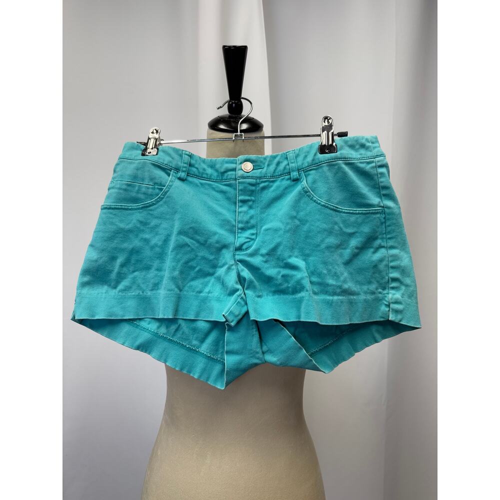Old H&M aqua blue mini shorts. Size 6 
Waist-14 
Length-9 1/2